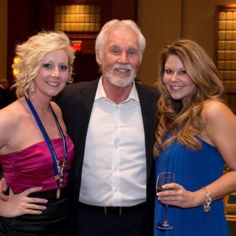 anna with kenny rogers image