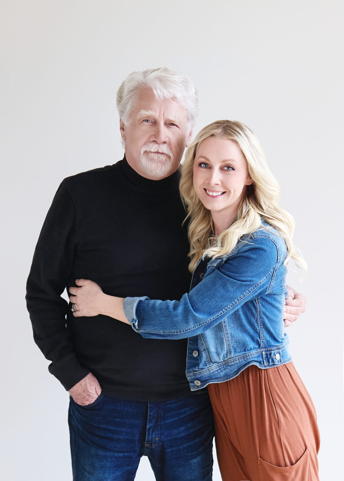 Anna pictured with her father, dale